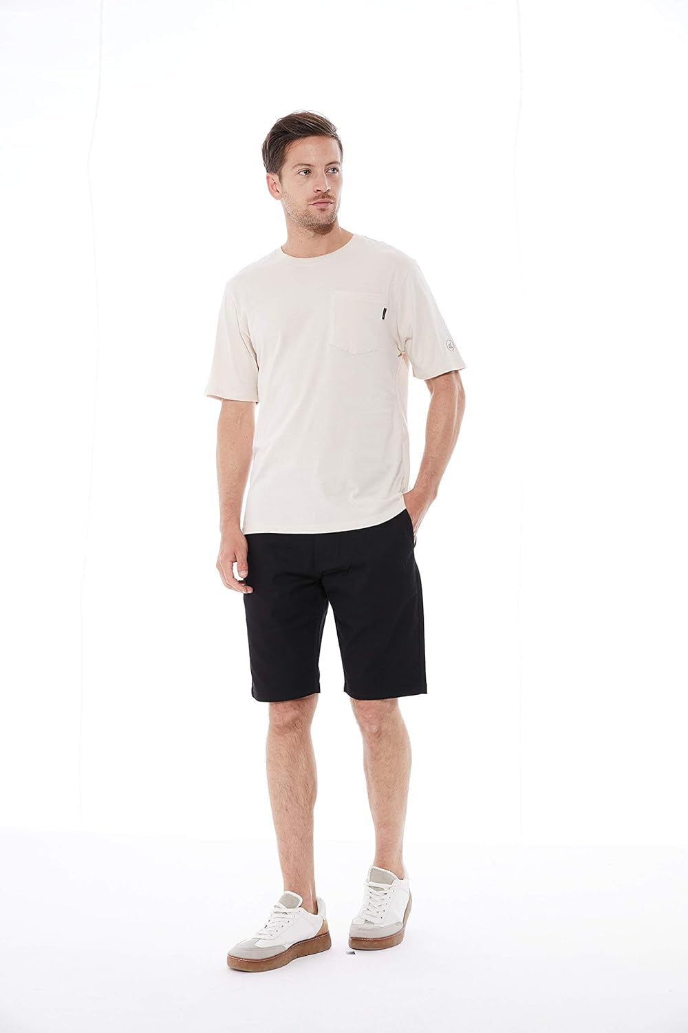 Relaxed Fit Men’S Chino Shorts with Flat Front Zip Fly Casual Straight Leg