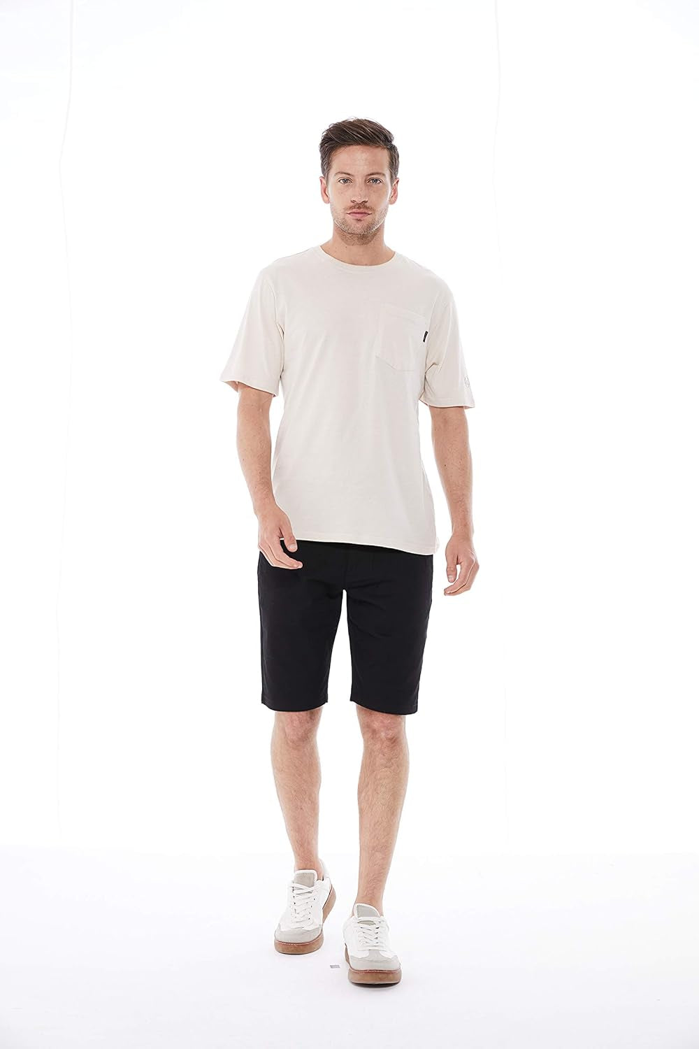 Relaxed Fit Men’S Chino Shorts with Flat Front Zip Fly Casual Straight Leg